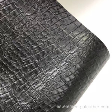 material de la bolsa Cuero de cocodrilo falso PU Cuero artificial
